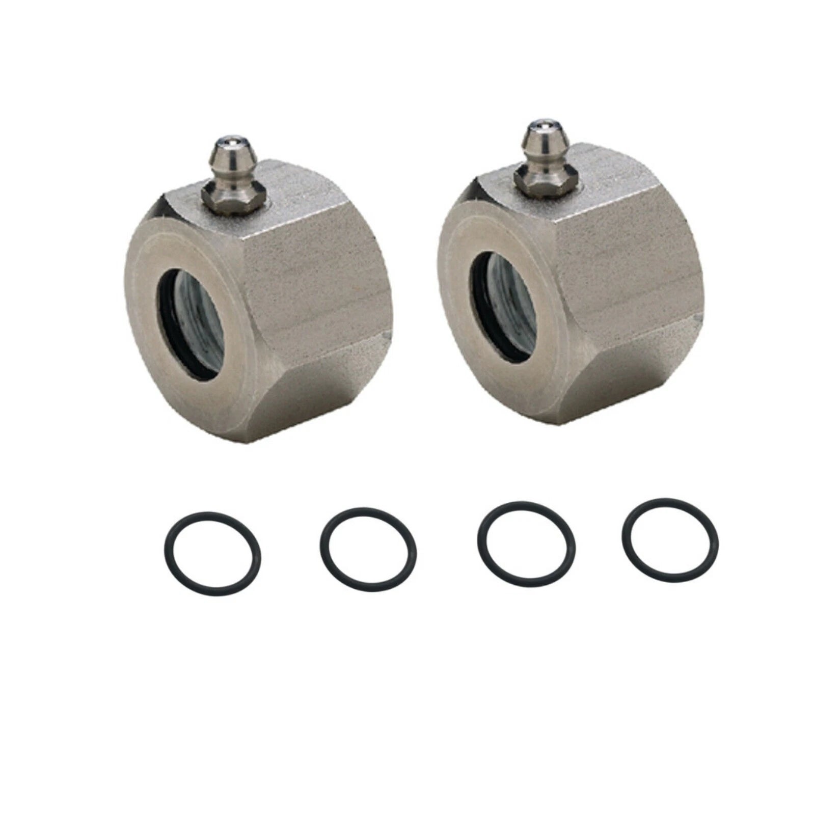 2 Sets Steering Tube Cable Grease Nut for OMC (2861, FSM068) 7/8 Inch