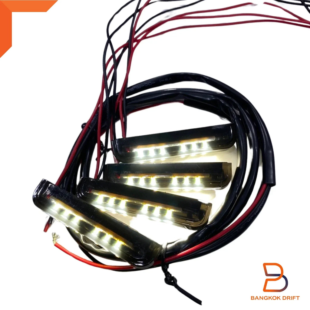 4 x White LED Front Grille Lights for Ford Ranger Raptor (2022-2025)