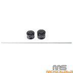 Black Wheel Axle Slider for Harley Nightster RH975 (2022-2023)