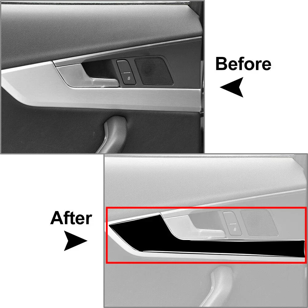 Interior Door Handle Panel Cover Trim for Audi A4 A5 S4 RS4 RS5 (2008-2020)