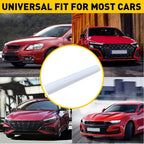 Set of 2 Universal Windshield Banners White Decals 10"x60"