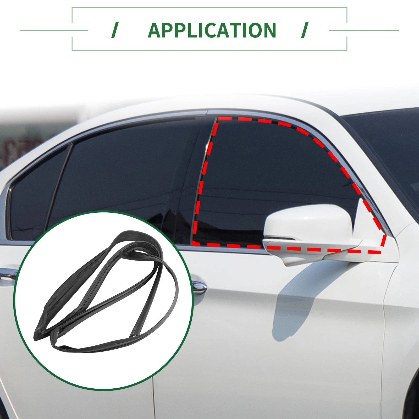 Front Left Door Window Run Channel Seal Strip for Honda Accord (No. 72275SDET01)