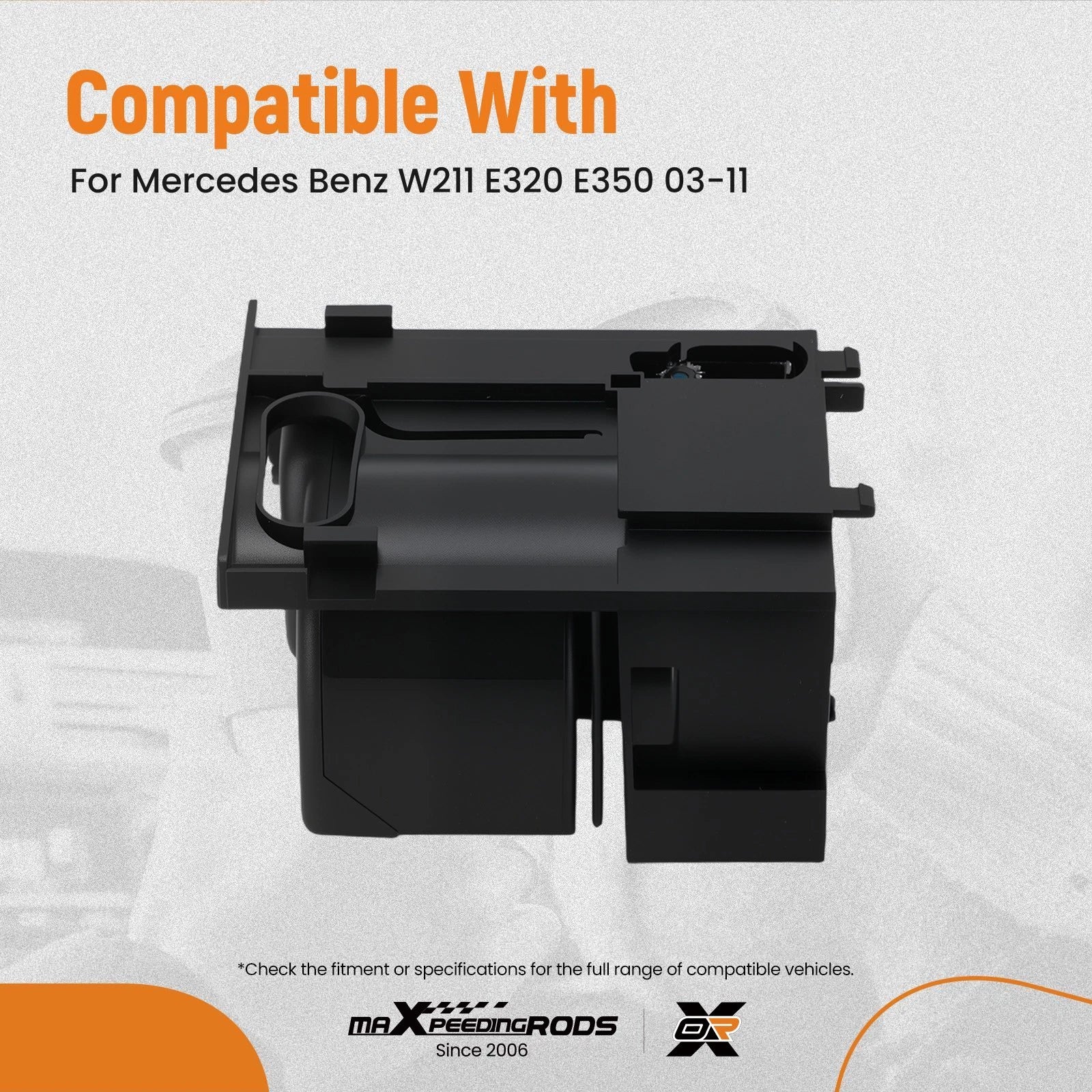 Cup Holder for Mercedes-Benz E-Class (2003–2011) 2116800014 Black Front