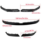 Black Upper Grille Trim Molding for Dodge Ram 1500 (2019-2021)