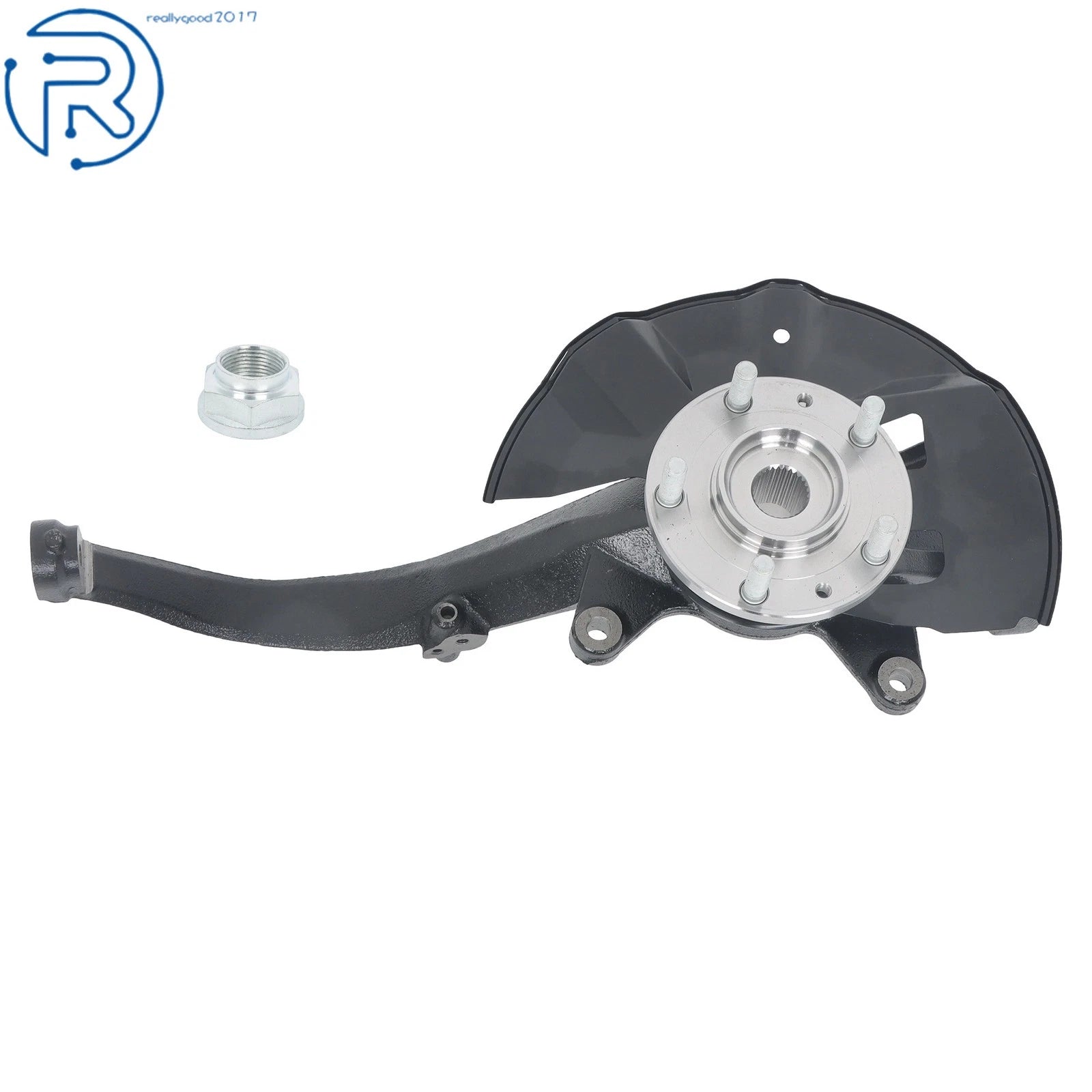 Front Left Steering Knuckle & Wheel Hub Bearing Assy for Ford Fusion (2006–2012)
