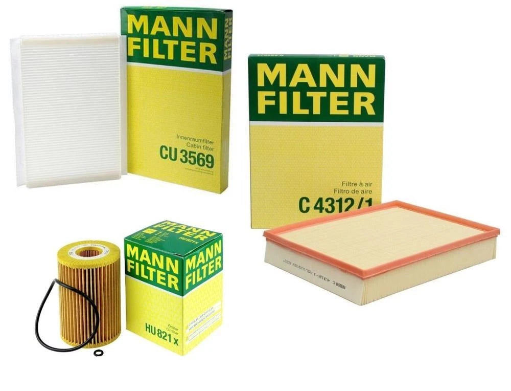 Mann Oil Air Paper Cabin Filter Kit for Dodge Mercedes Sprinter 2500 3500 (2014–2023)