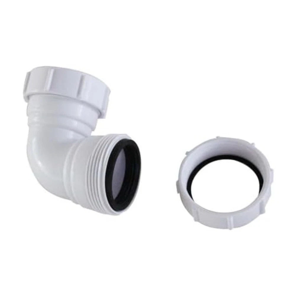40mm PVC Pipe Adapter for Bathtub Drain Kitchen Sink Shower Waste Pipe