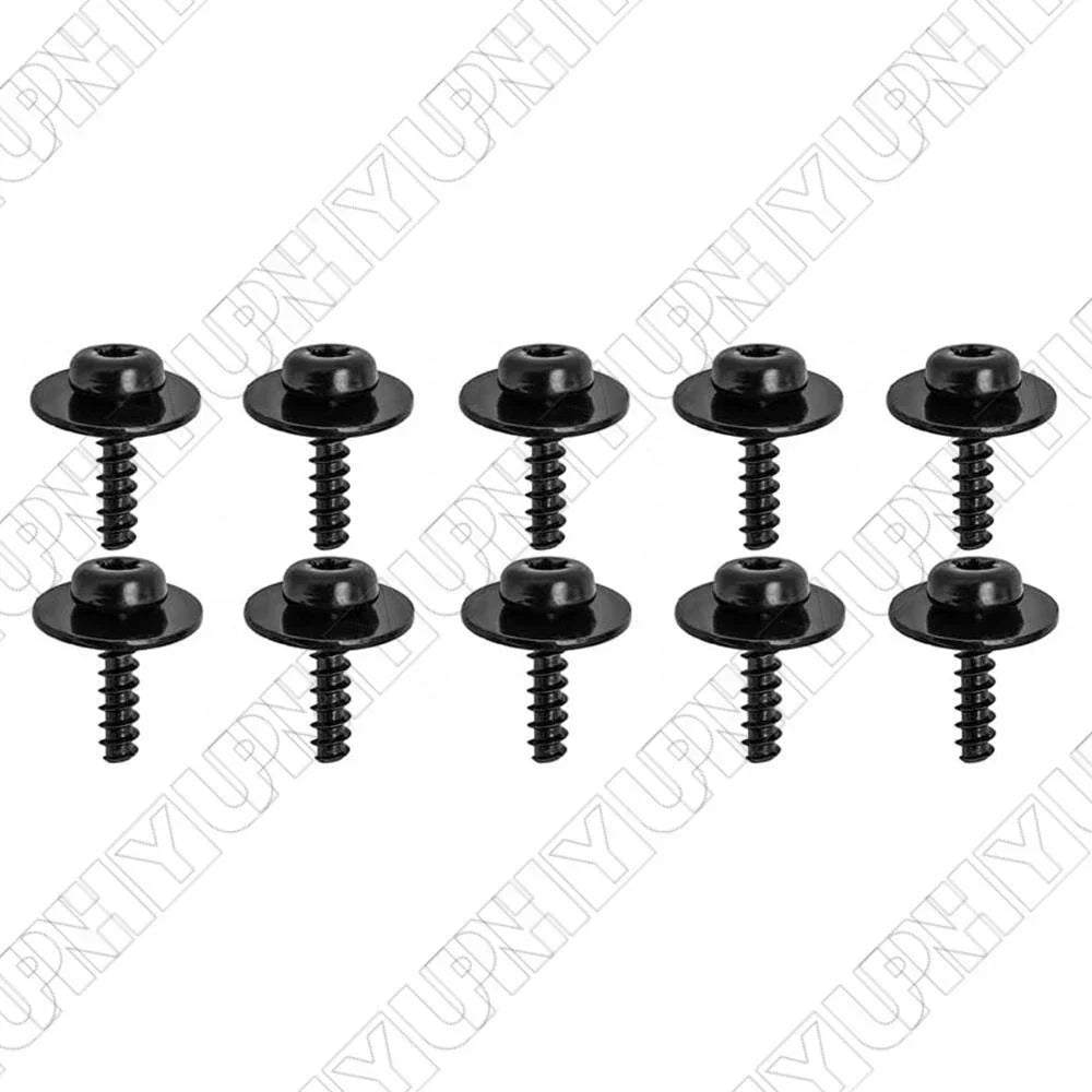 10 x Under Tray Splash Guard Torx Screws with Washers for Ford (All Years)