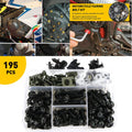Set of Black Motorcycle Fairing Bolts for USA Models 