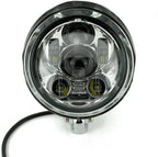 5.75" Chrome LED Daymaker Bullet Headlight for Harley Sportster Dyna Softail (2004-2023)