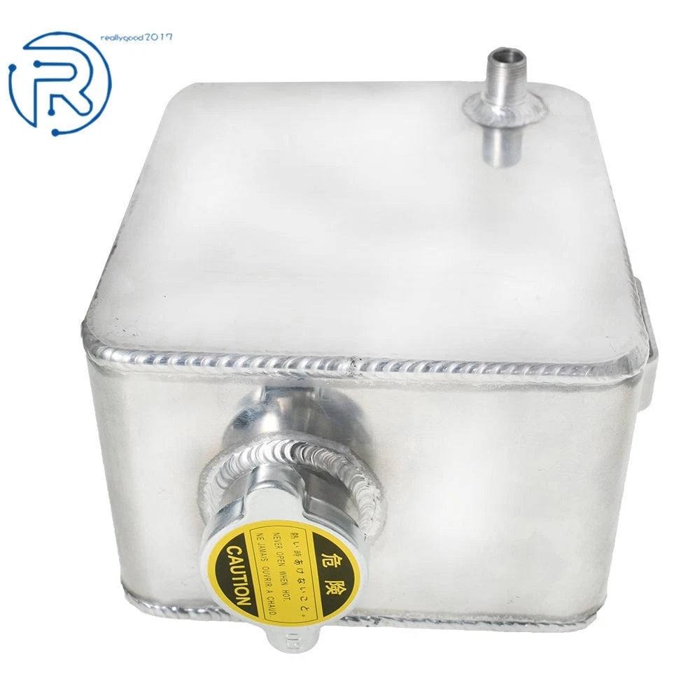 2.5L Aluminum Coolant Radiator Overflow Tank for Universal Vehicles