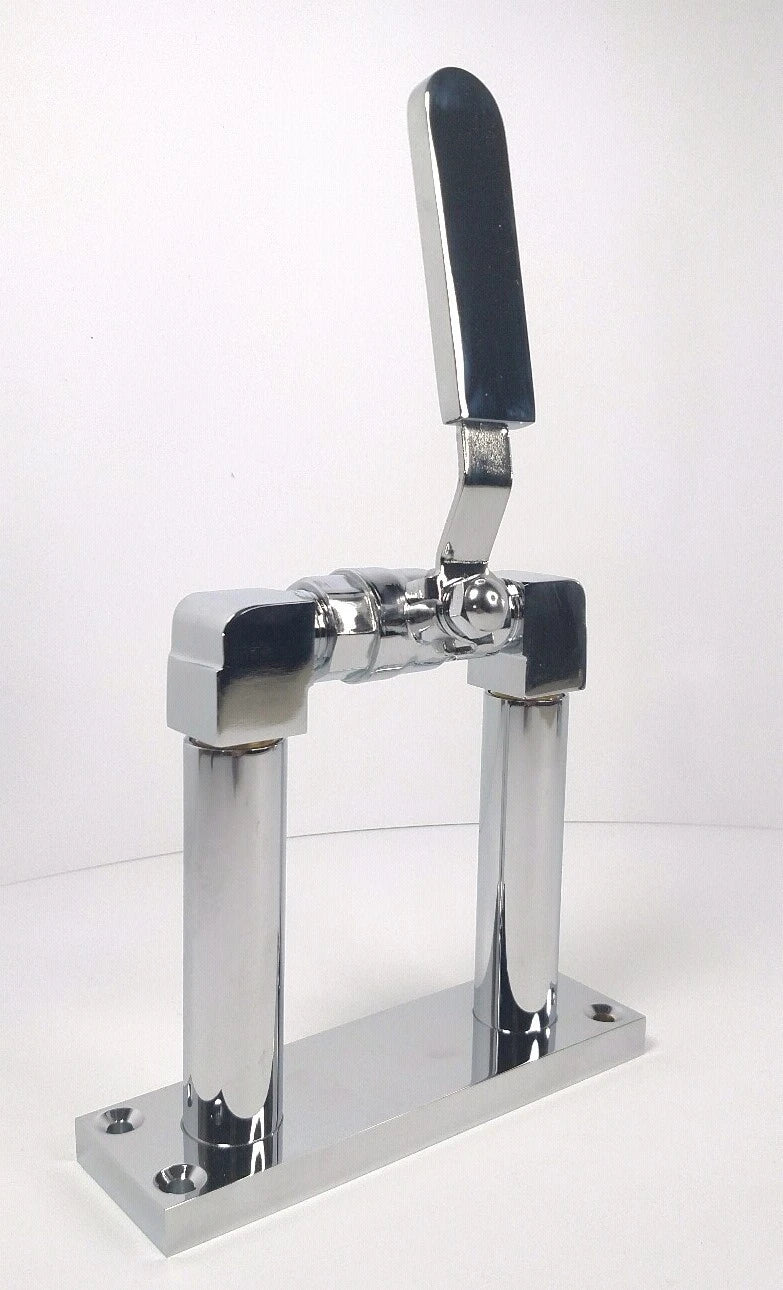 Train Horn Stand Chrome 4 Inch for Universal Fit Vehicles (Universal)