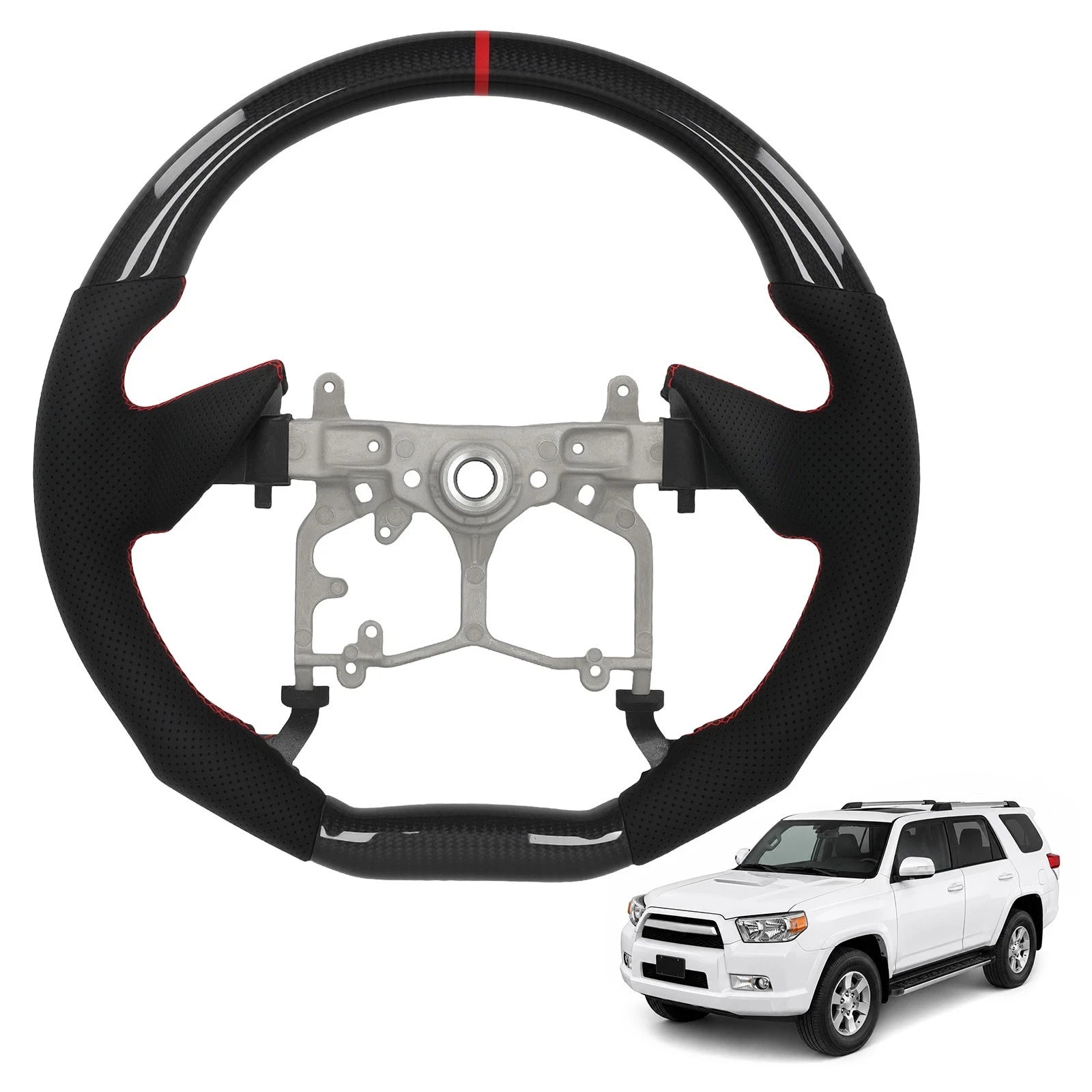 Carbon Fiber Steering Wheel for Toyota Tacoma Tundra (2010–2023)