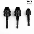 1/4 Keyless Chuck Conversion Adapter for Drill Bit Quick Change Driver