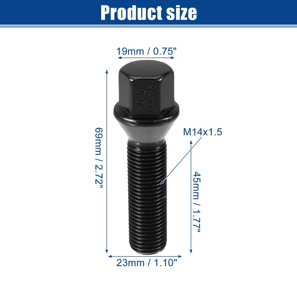20pcs M14x1.5 Extended Wheel Lug Bolts for BMW X3 E83 (2004–2010)