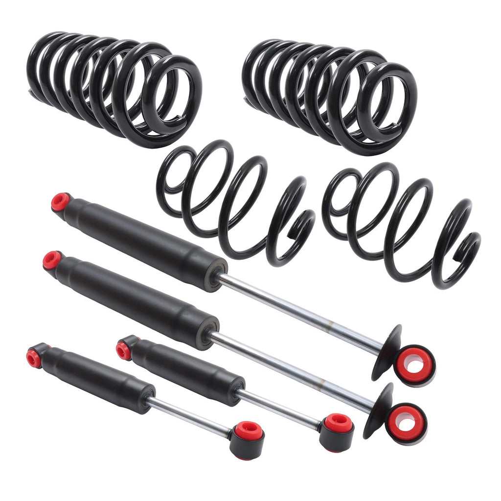 Set of 2 Front 3" Rear 4" Lowered Coil Springs for Chevy C10 (1963–1972)