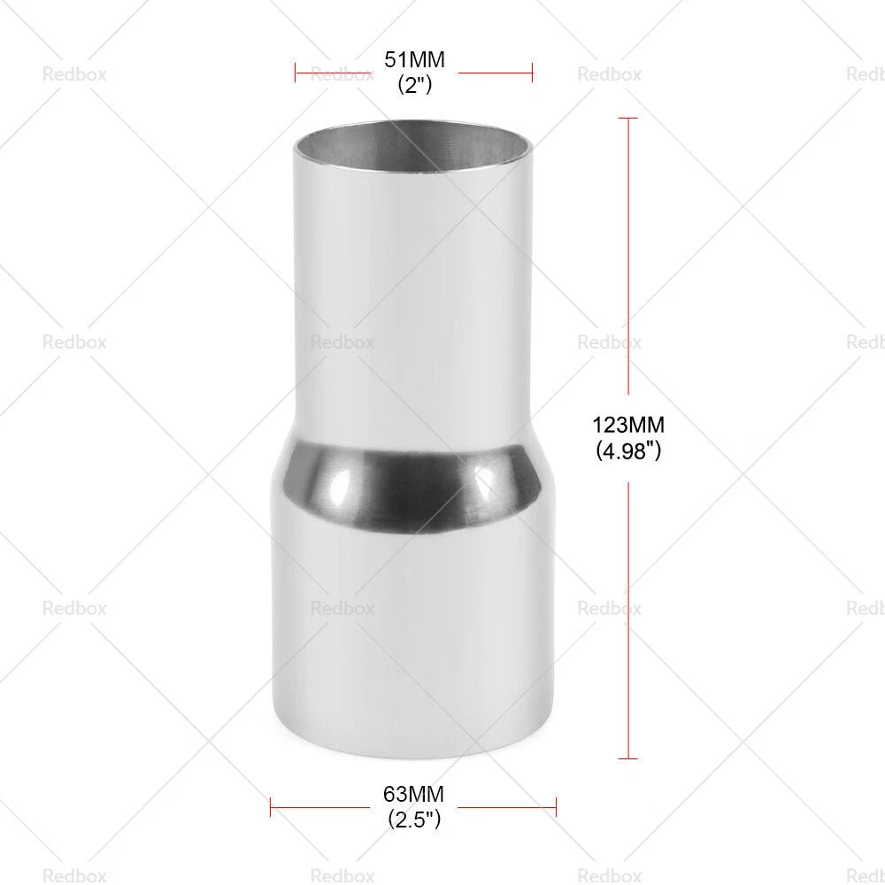 2" to 3" Exhaust Tube Pipe Adapter Reducer for