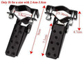 Clamp-on Steel Axle Foldable Foot Step Pegs for MTB BMX Bike