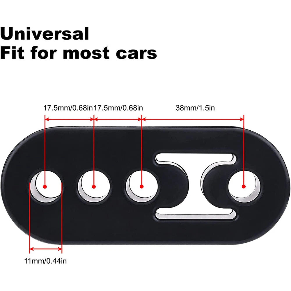 2X Exhaust Tail Pipe Hanger Insulator Mount for Universal Applications