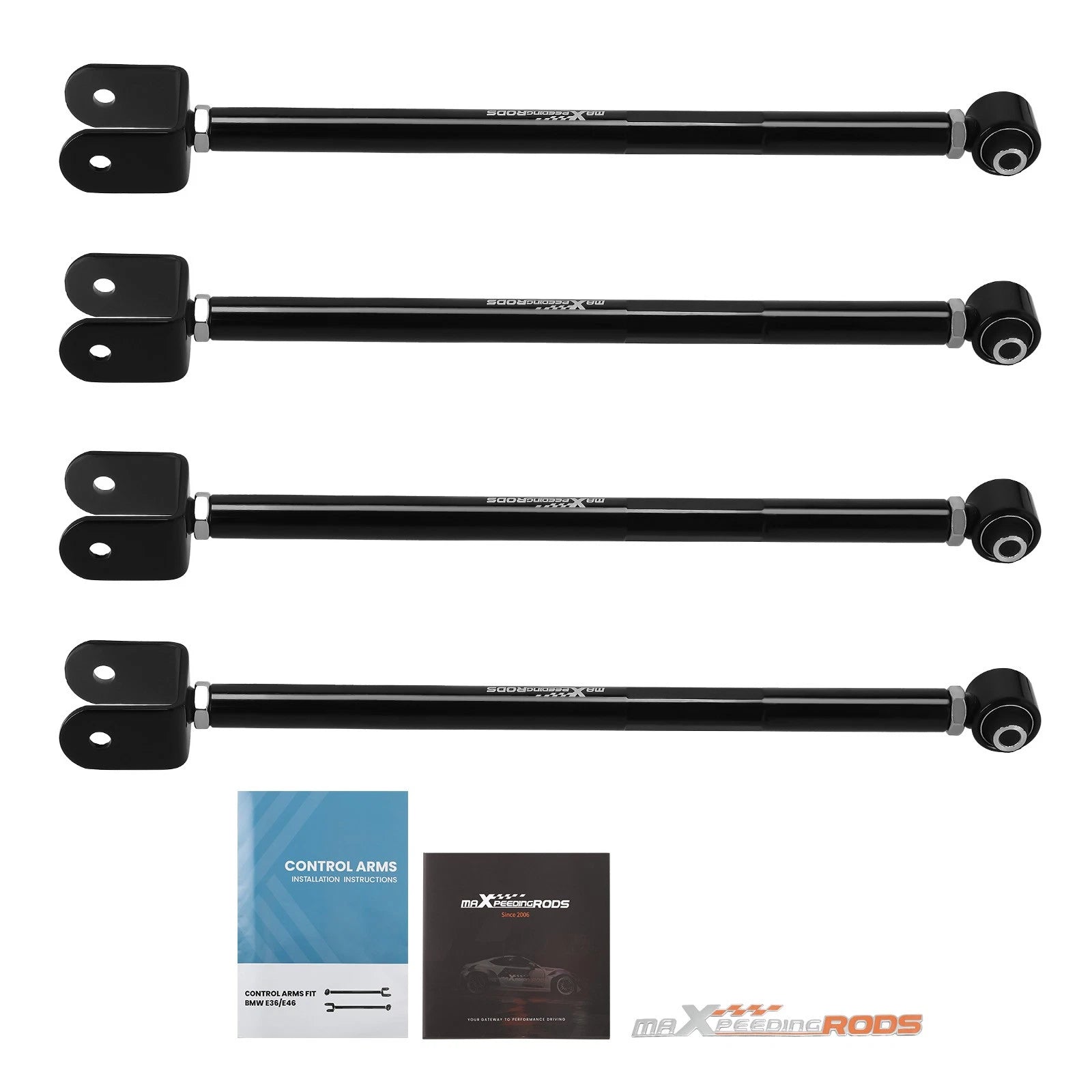 Adjustable Rear Upper & Lower Camber Arms for BMW 3-Series E36 E46 X3 Z4 (1992–2010)