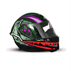 LED Night Signal Light Strip for Motorcycle Helmet Shark
