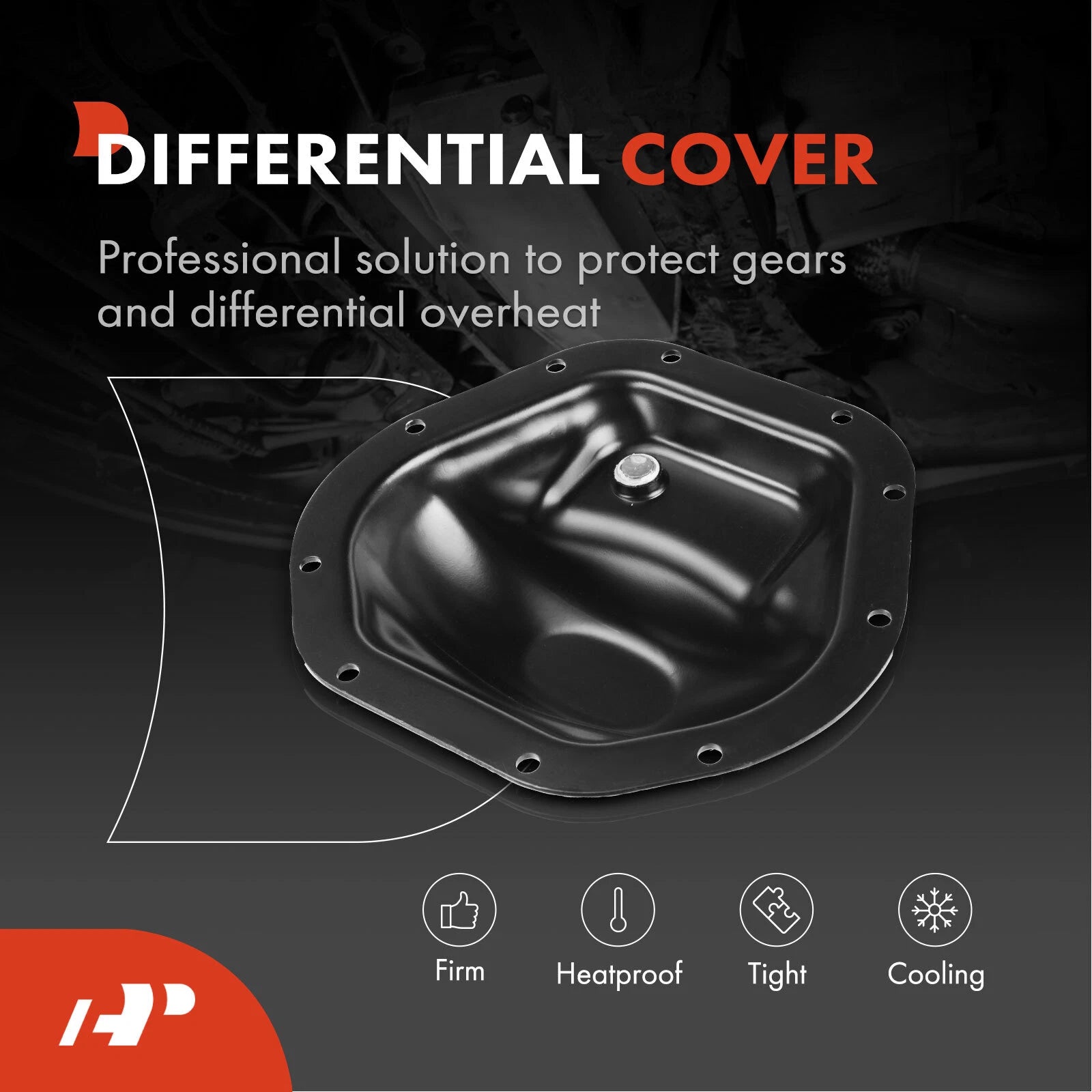Front Differential Cover for Jeep Wrangler 4WD (2007-2018)