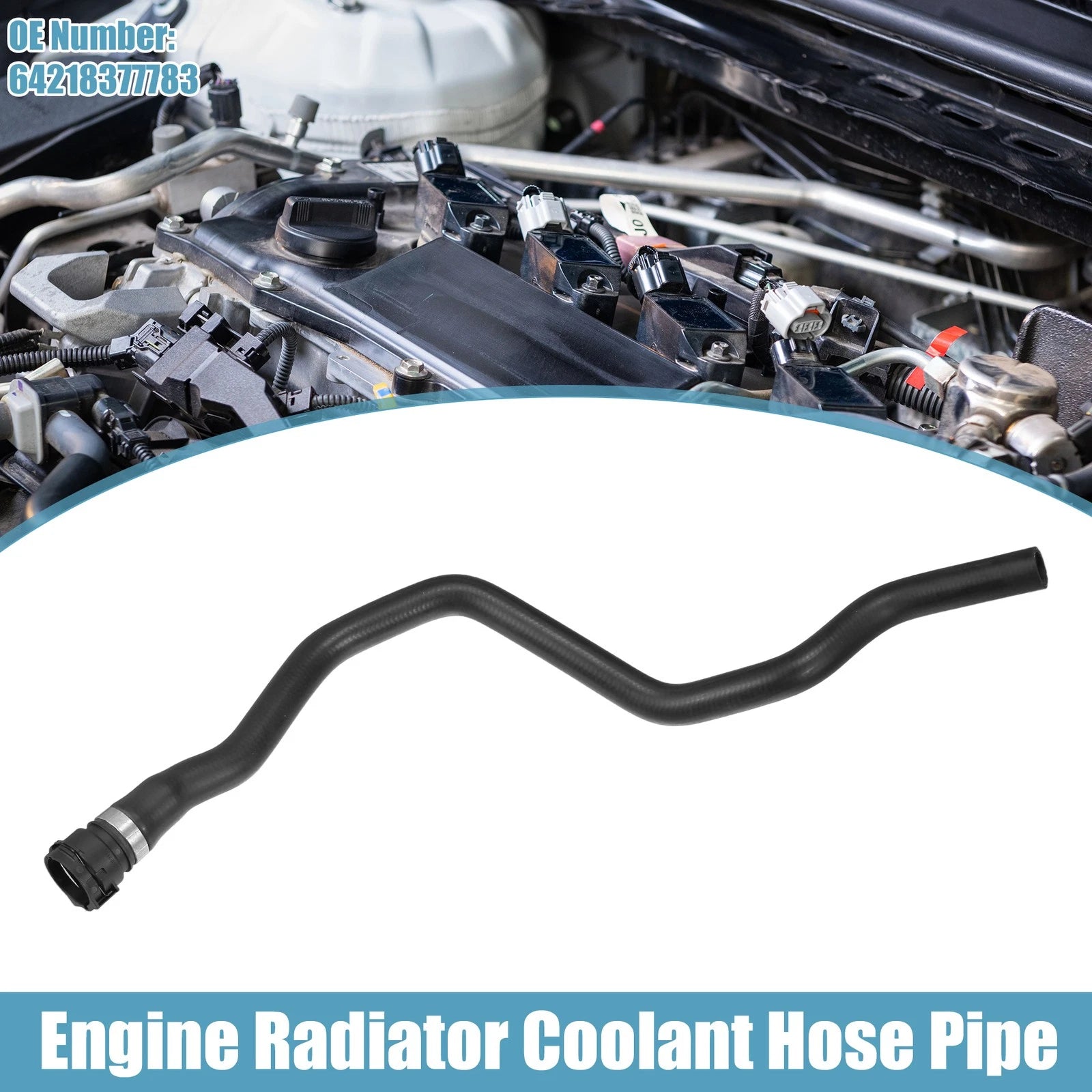 Engine Radiator Coolant Heater Hose for BMW 3 Coupe (E46) No. 64218377783