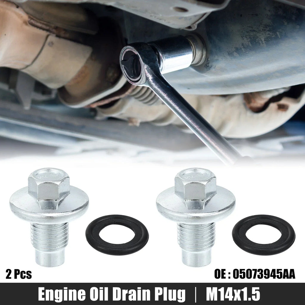 M14x1.5 Steel Engine Oil Drain Plug Screws for Mercedes-Benz