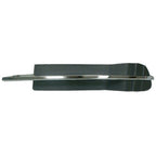 Replacement Black Chrome/Matte Driver Side Front Bumper Insert w/o Fog Lights