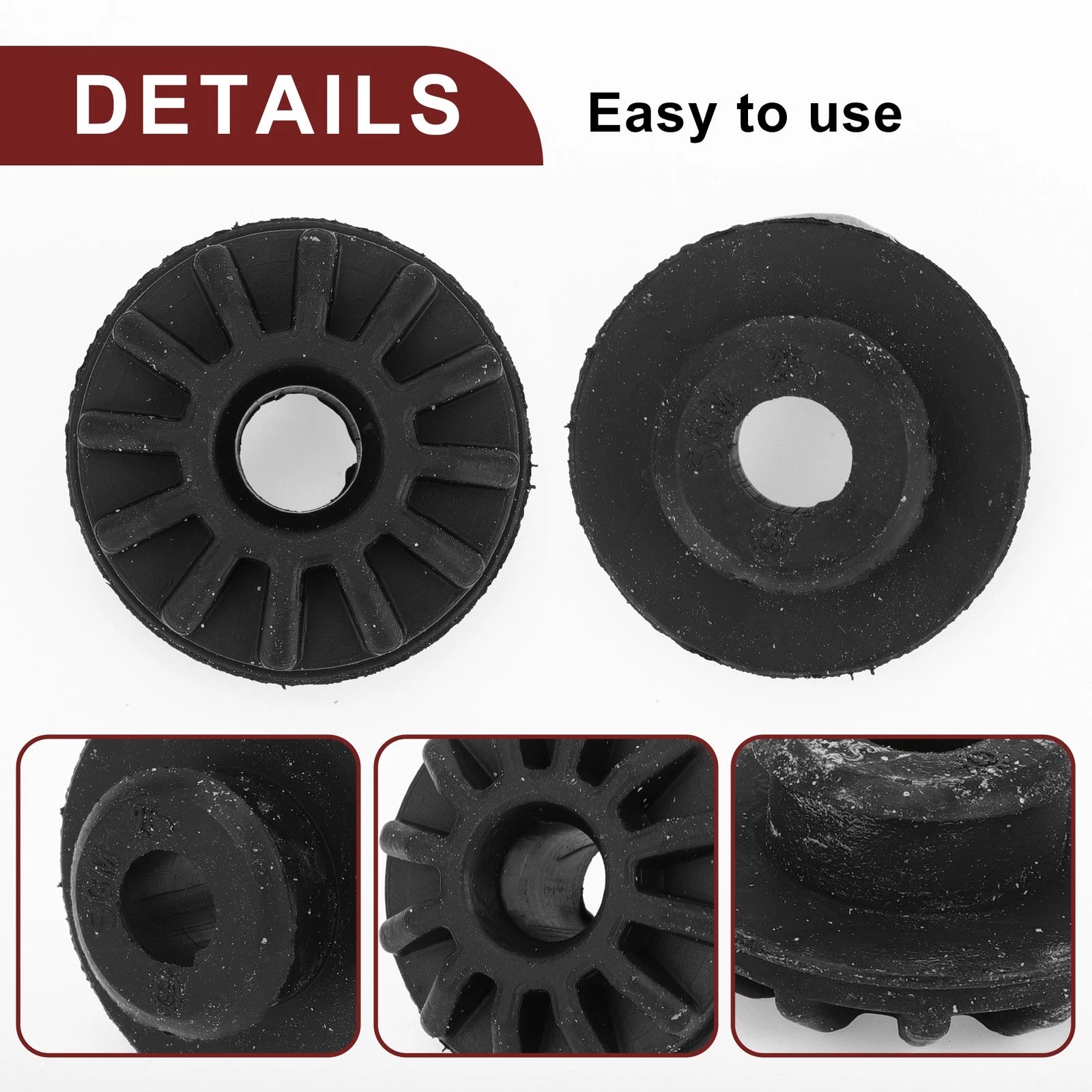 2X Lower Radiator Mount Bushing for Chevrolet Cruze (2011–2016) No. 13304695