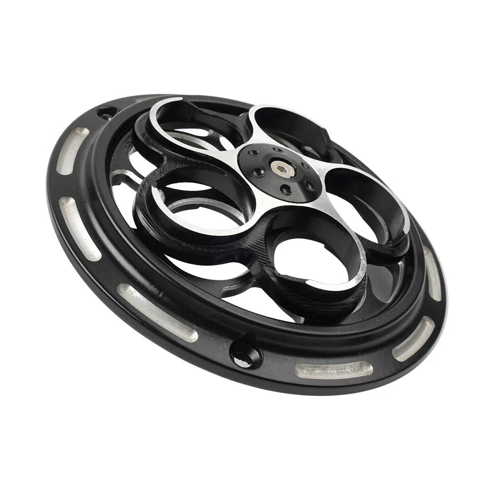 Black Engine Cooling Fan Cover for Vespa Sprint Primavera 150 (2013-2023)