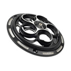 Black Engine Cooling Fan Cover for Vespa Sprint Primavera 150 (2013-2023)