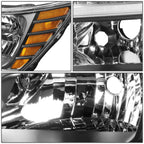 Left Side Headlight for Dodge Journey (2009–2020) CH2502222 Black