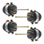 Set of 4 Air Brake Chamber 30/30 Sealed 2.5" for Meritor (3030TN2-HNTRX-C)