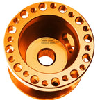 Orange Aluminum Steering Wheel Hub Adaptor for AE86 Corolla, SW20 MR2 (1983–1995)