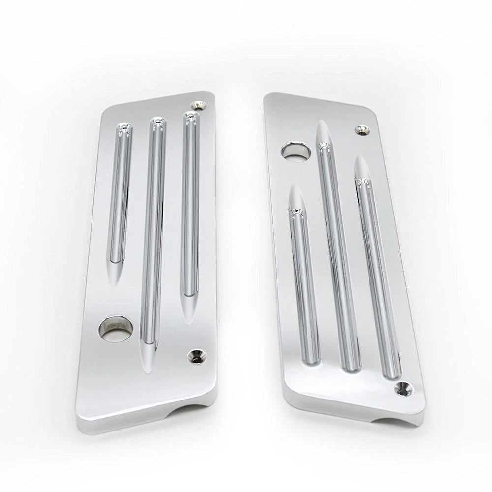 CNC Machined Saddlebag Latch Cover for Harley Touring FLH FLT (1993–2013)