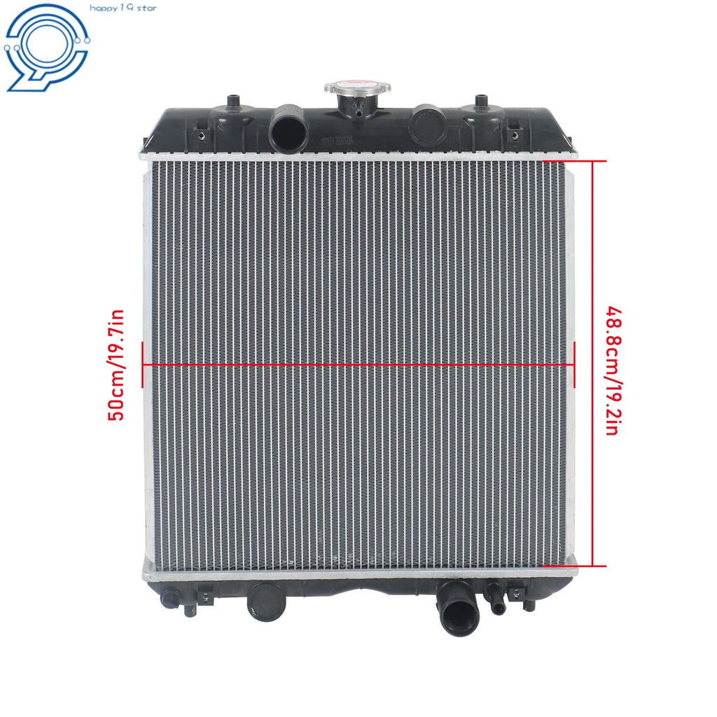 Radiator for Kubota M9000, M9000HD, M8200, M6800HDC, M6800S (1990–2005)
