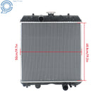 Radiator for Kubota M9000, M9000HD, M8200, M6800HDC, M6800S (1990–2005)