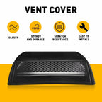 Hood Scoop for Universal Car SUV (Black Decorative Air Flow Intake)