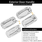 4X Exterior Door Handle for Chevy Silverado GMC Sierra Cadillac (1999–2007) 15182406