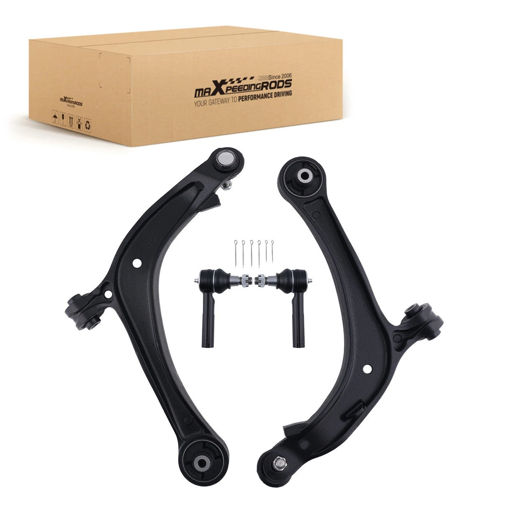 Set of 4 Front Lower Control Arms Tie Rods for Honda Odyssey (2011–2017)