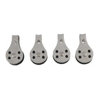 Set of 4 Nylon Sheaves Pulley for Kayak Canoe Rope (Stainless Steel 316)