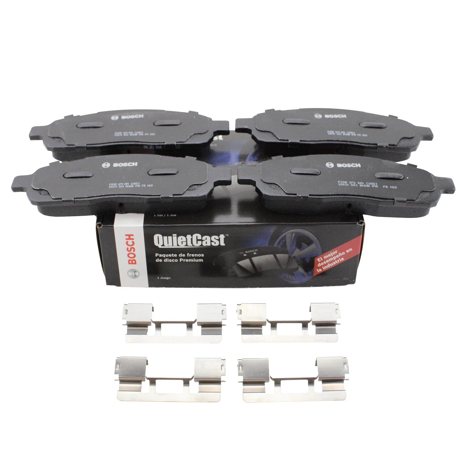 Bosch QuietCast Brake Pads for Ford F-150, Lincoln Mark LT (2004–2014)