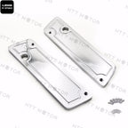 Chrome Saddlebag Latch Covers for Harley Hard Touring (2014–2023)