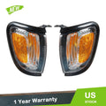 Pair Black Borders Corner Turn Signals for Toyota Tacoma (2001–2004)