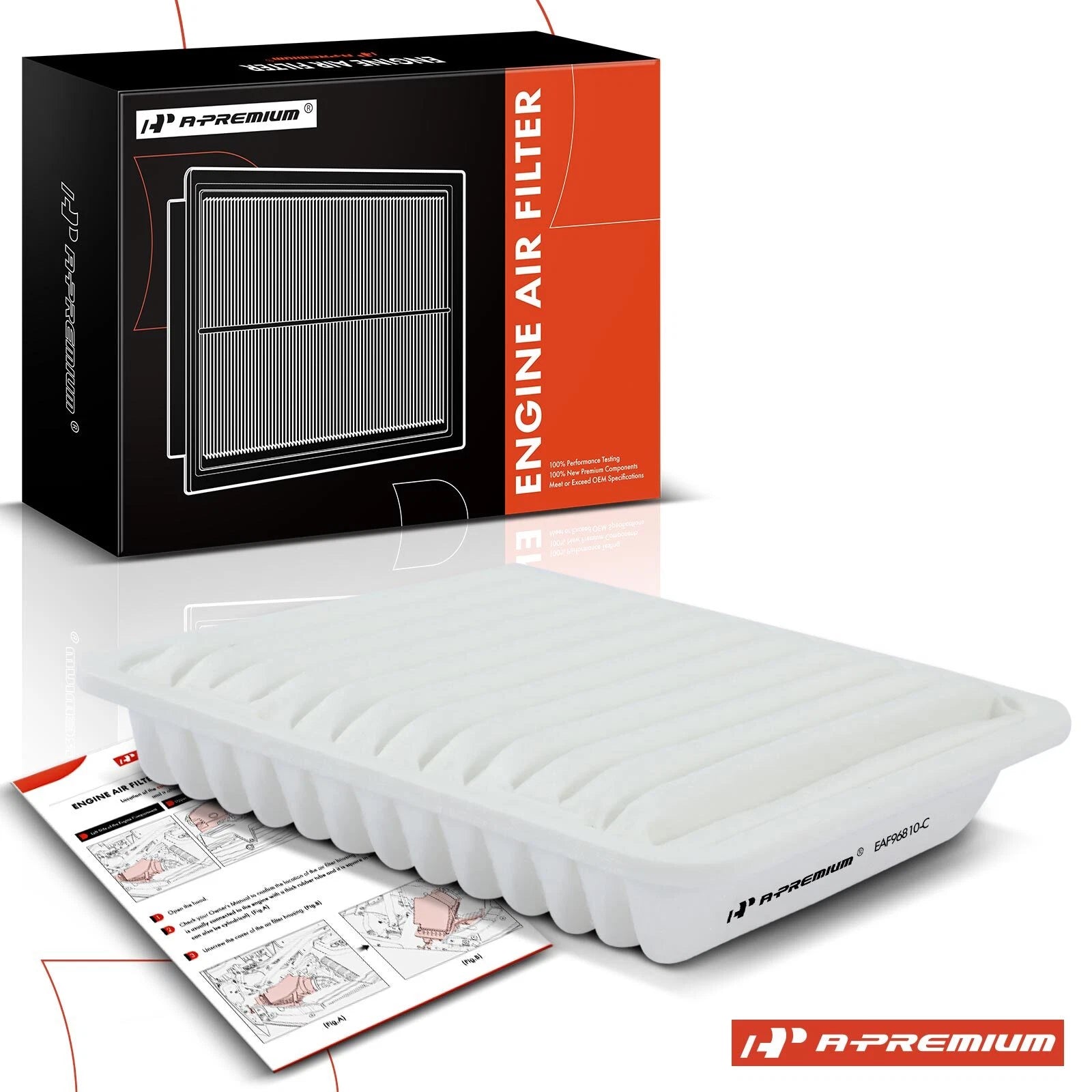 Engine Air Filter for Mitsubishi Endeavor Galant Eclipse (2004–2012)