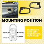 1x Pair Interior Door Handle Trim for BMW E36 (1992–1999) Z3 (1996–2002) EXV