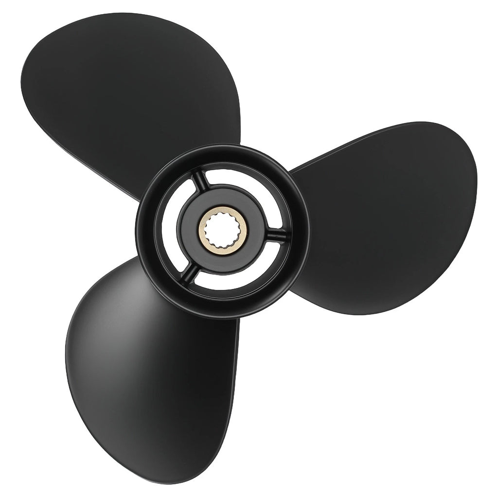 3 Blade Boat Propeller for Mercury 15HP 20HP (9.25x10, 2-1/2" Gearcase)