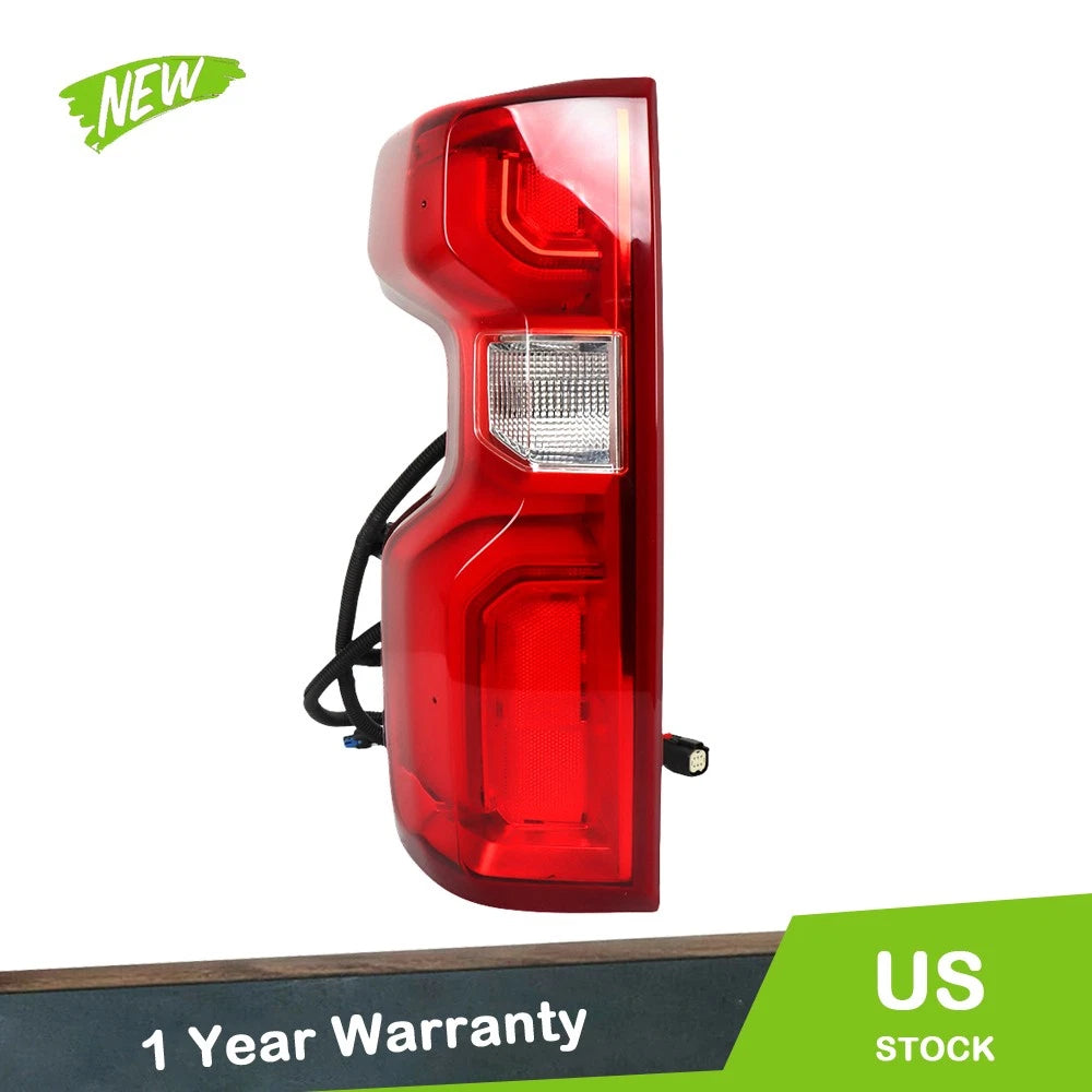 Left Driver Side Red Brake Lamp Tail Light for Chevy Silverado 1500 (2019–2021)