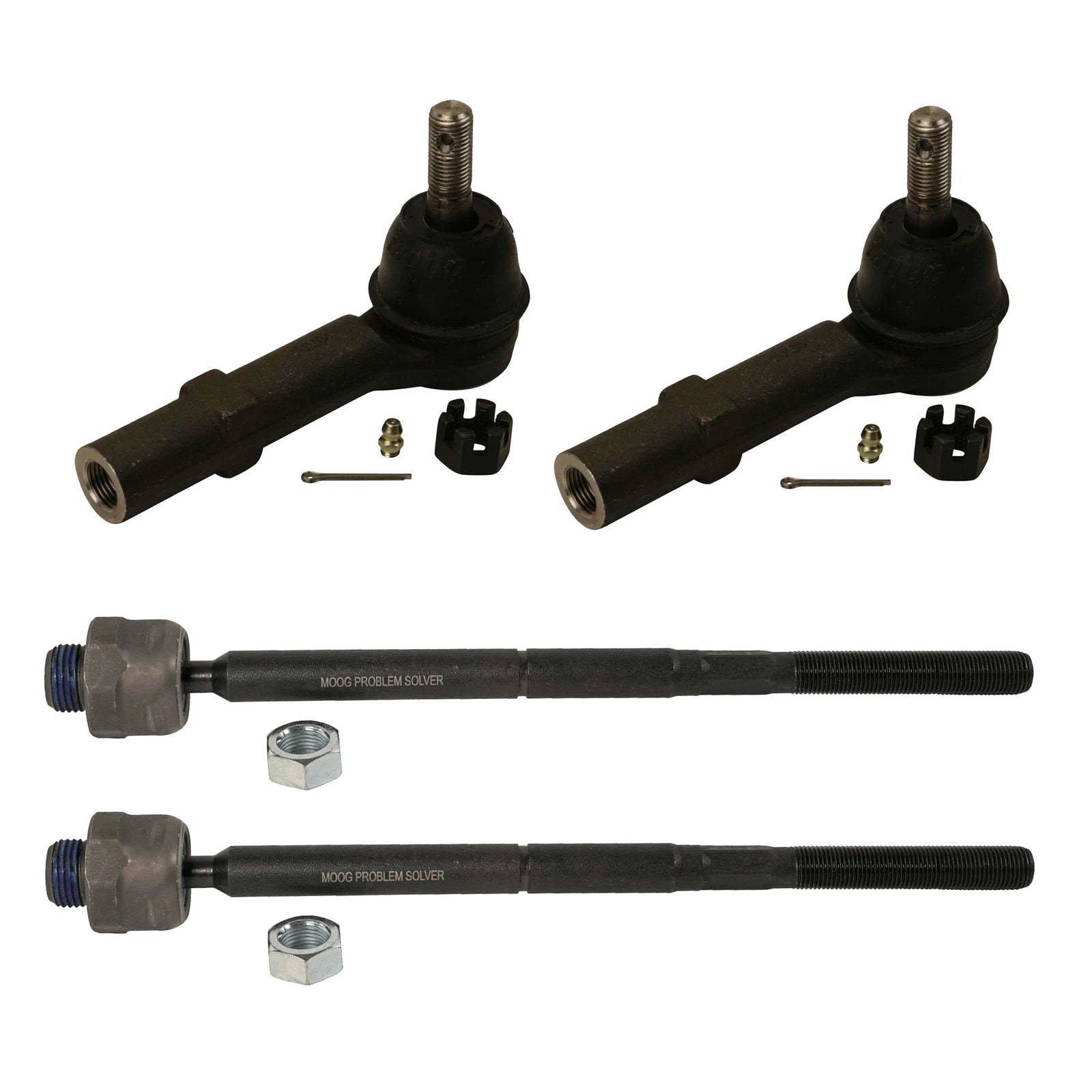 Moog Inner & Outer Steering Tie Rod Ends Kit for Cadillac Chevrolet GMC